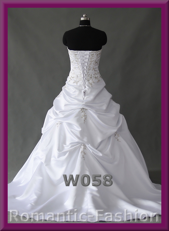 Hochzeitskleid Weiß oder Creme Größe 34-54+NEU+W058♥ ♥Elegantes Brautkleid